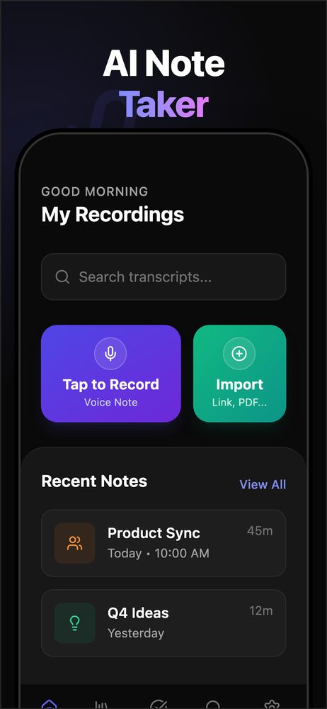AI Note Taker screenshot 2