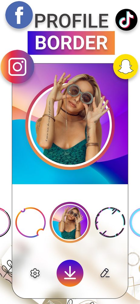 Profile Picture Border Maker screenshot 1