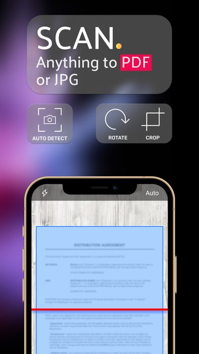 Scanner PDF－ID Scan Sign Print screenshot 1